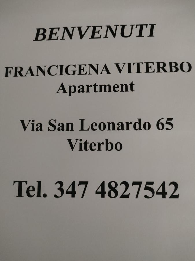 Francigena Viterbo Apartment Con Parcheggio Gratuito A Soli 2 Minuti エクステリア 写真